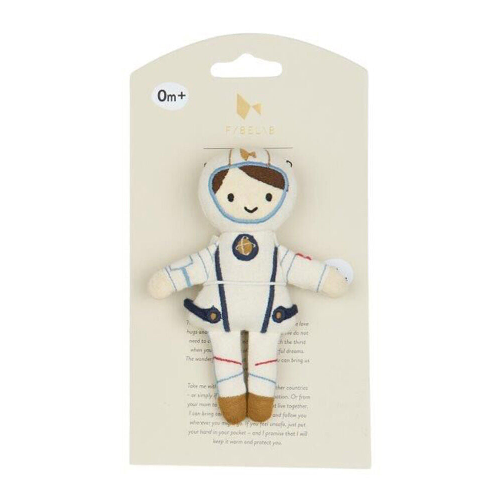 Fabelab Organic Cotton Kids Toy Pocket Friend Astronaut and Moon 14cm 0y+ (2 Pieces) — image 2