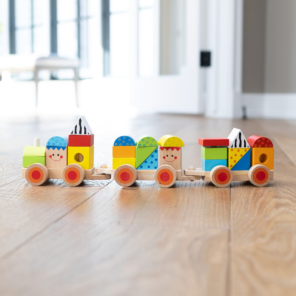 Fat Brain Toy Co. Fat Brain Toys Learning Locomotive Wooden Train Set Educational Toy Kids 2y+ — image 6