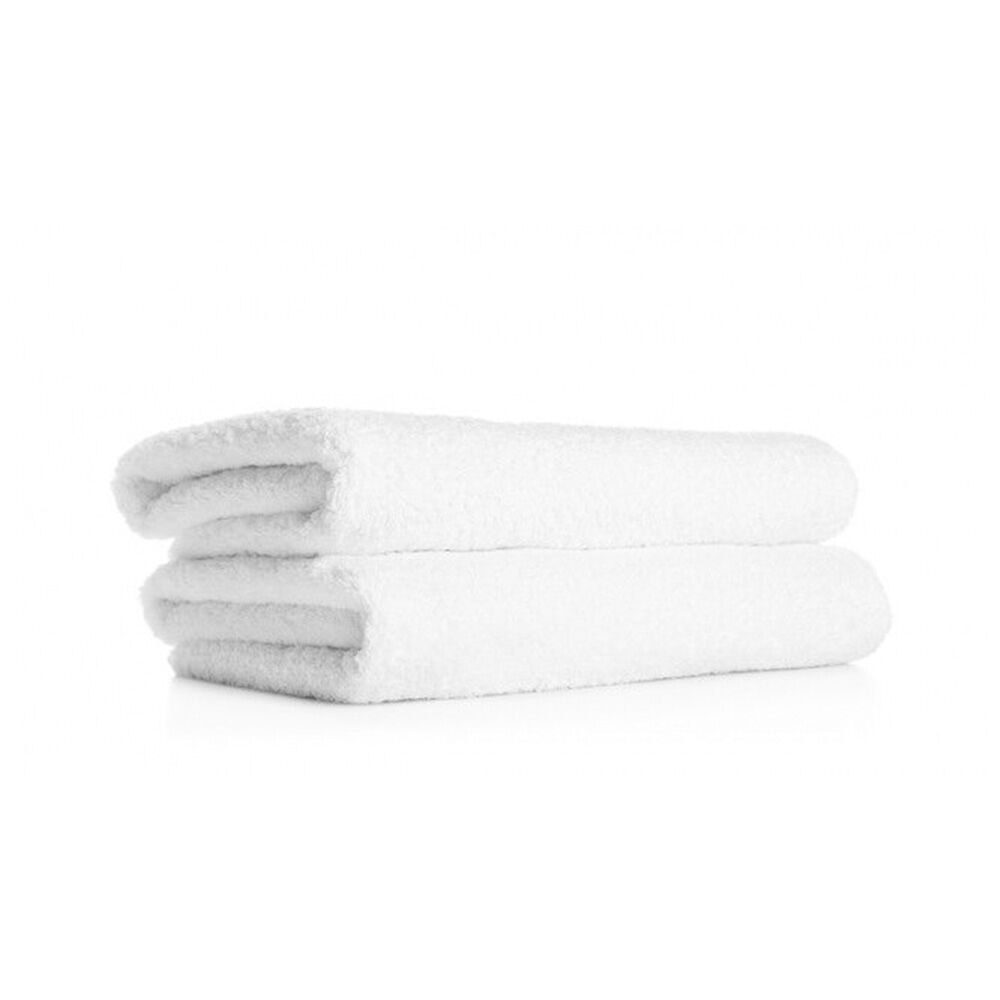 Jason Commercial White Astor Plain Bath Mat Home/Bathroom Floor Carpet 50x80cm — image 3