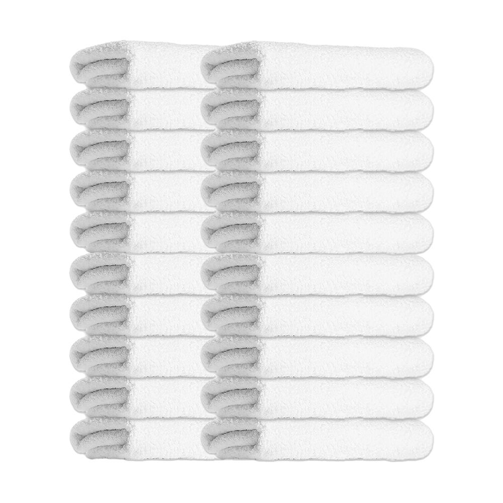 Jason Commercial White J-Dry Supreme Bath Mat Home/Bathroom Carpet 50x75cm (20 Pack)