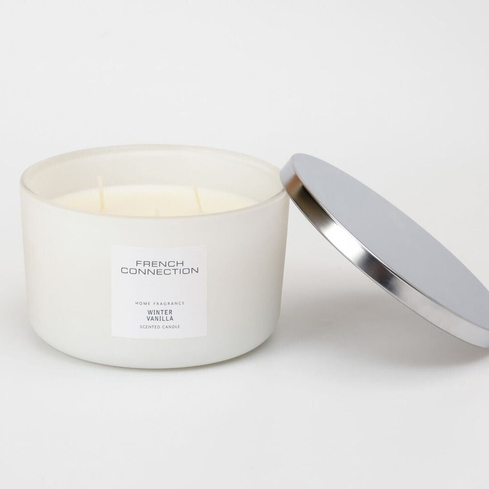 French Connection 431g Winter Vanilla 3 Wick 33hr Large Candle