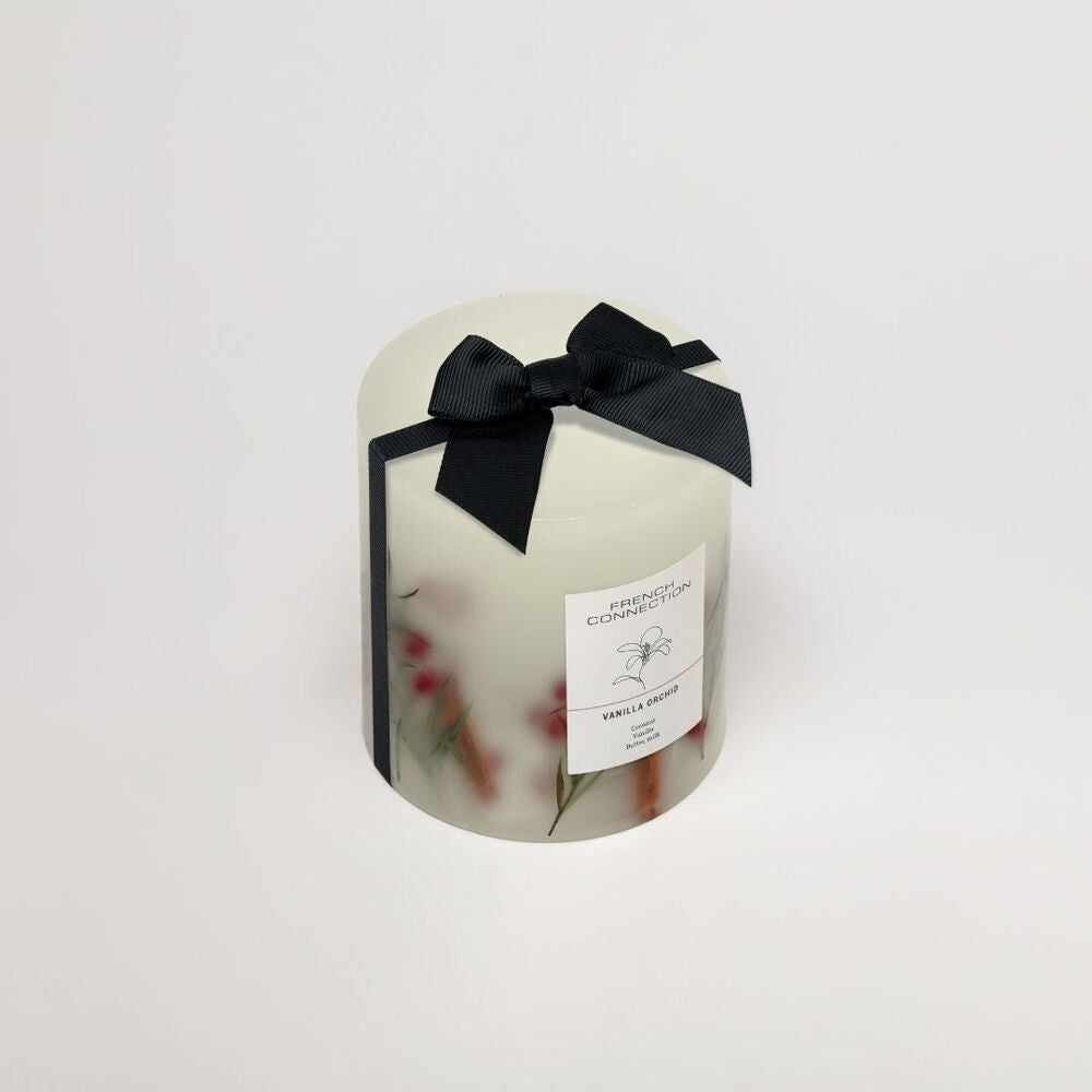 French Connection 660g Vanilla Orchid Botanical 1 Wick Medium Candle — image 2
