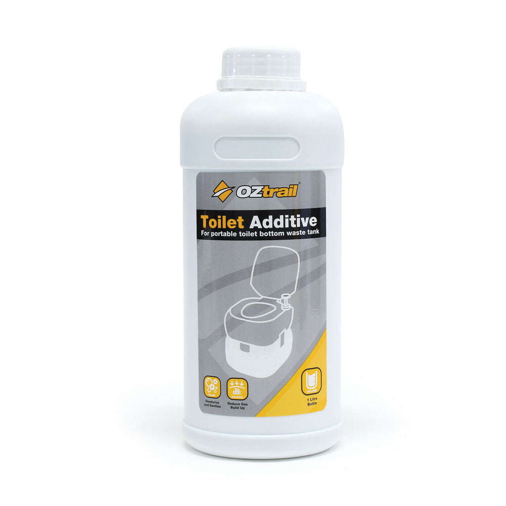Oztrail Toilet Bottom Tank Additive 1L Camping Toilet Cleaner Deodorizer