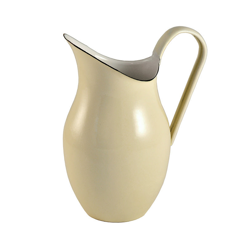 Urban Style Enamelware 2.5L Pitcher Jug Water Drink Container French Cottage