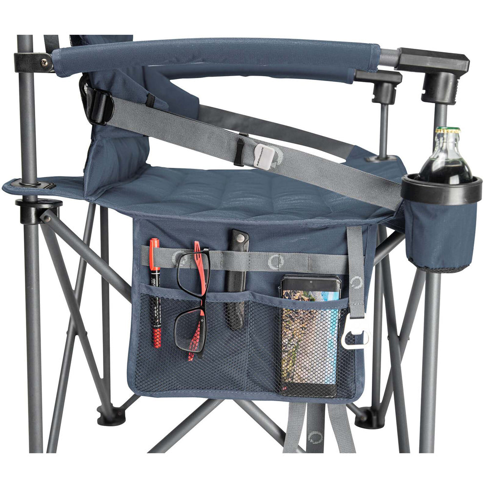 Quest Outdoors Castaway Hard Arm Camping Chair Hiking/Picnic Seat Midnight — image 2