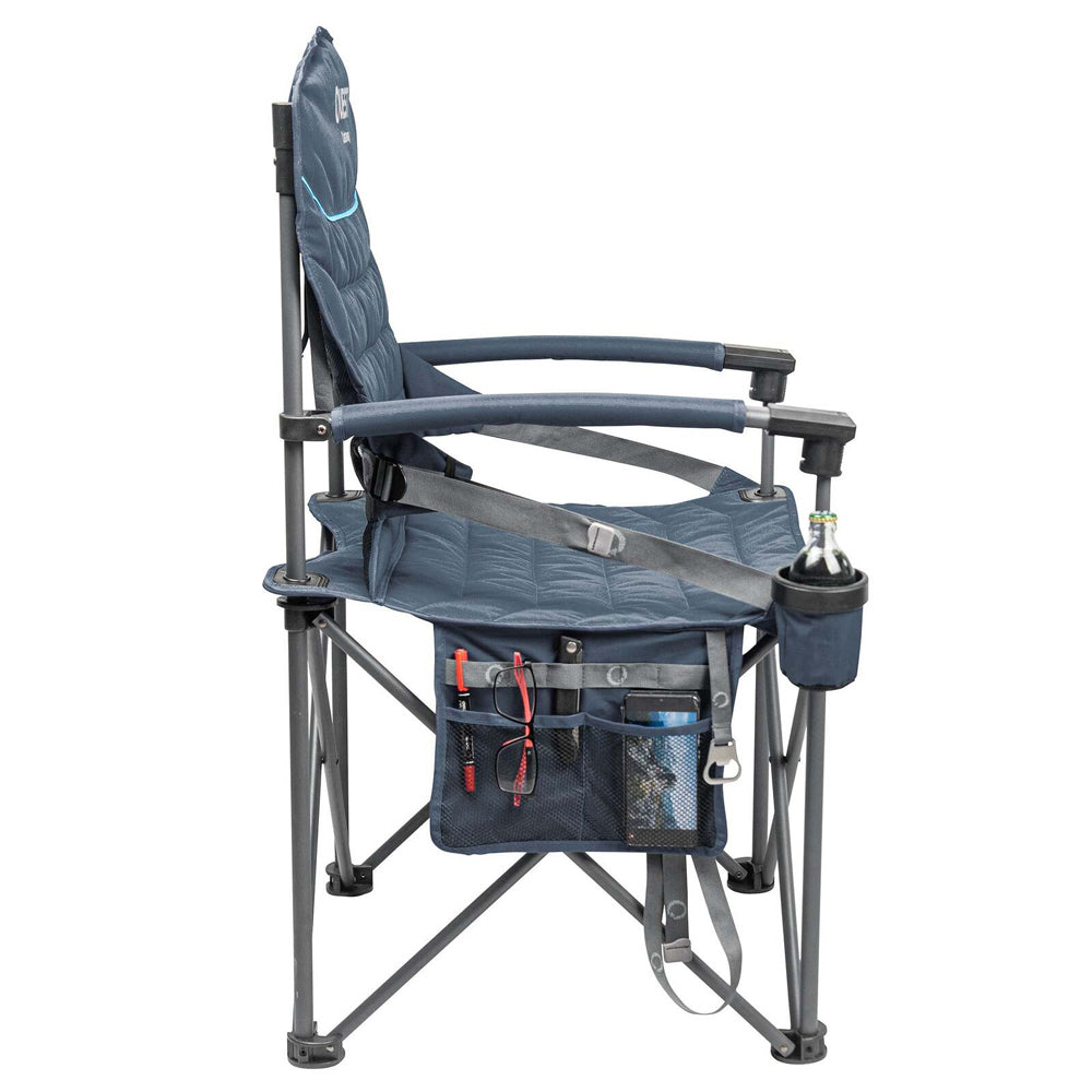 Quest Outdoors Castaway Hard Arm Camping Chair Hiking/Picnic Seat Midnight — image 4