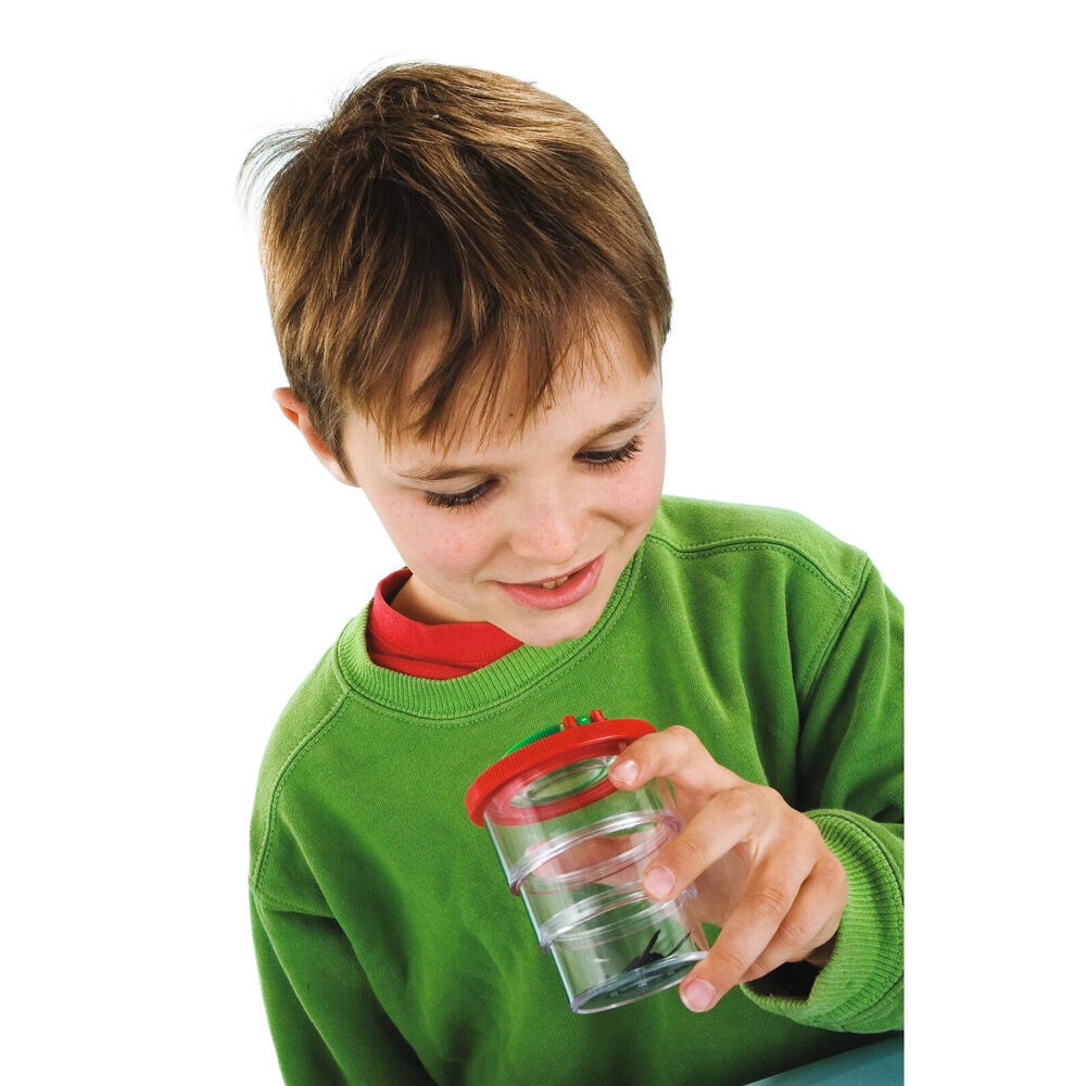 Edu-Toys Bug Viewer/Magnifier Kids/Children Learning Science Toy Clear 5y+ (6 Pack) — image 3