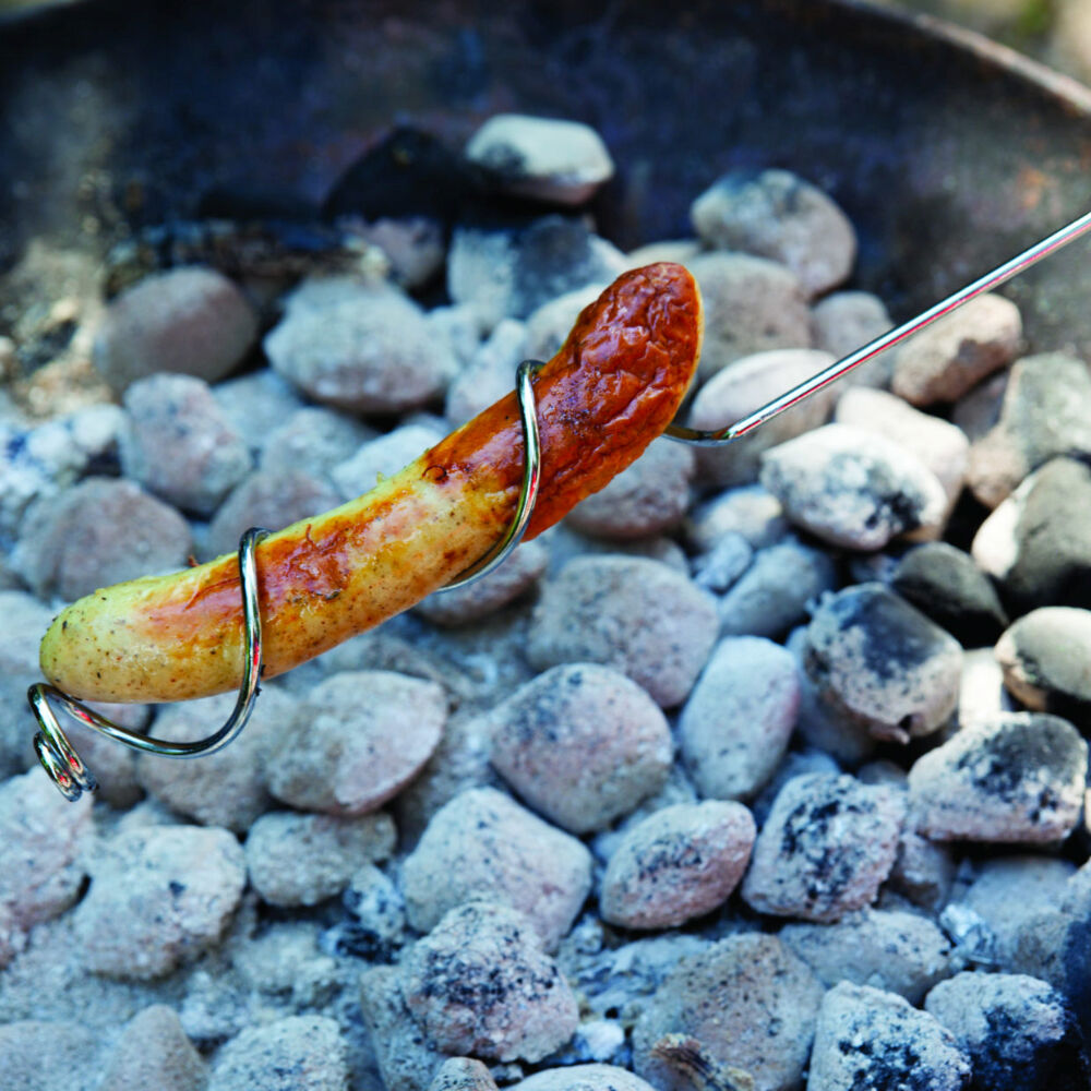 Esschert Design 74.5cm Outdoor Camping BBQ Cooking Sausage Grill Stick — image 3