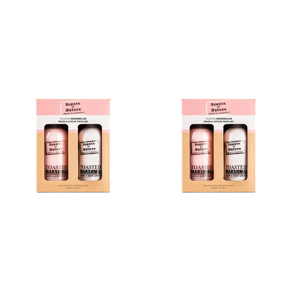 Scents of Nature 2pc Scents Of Nature Toasted Marshmallow Wash & Lotion Pack Hand Body (2 Pack)