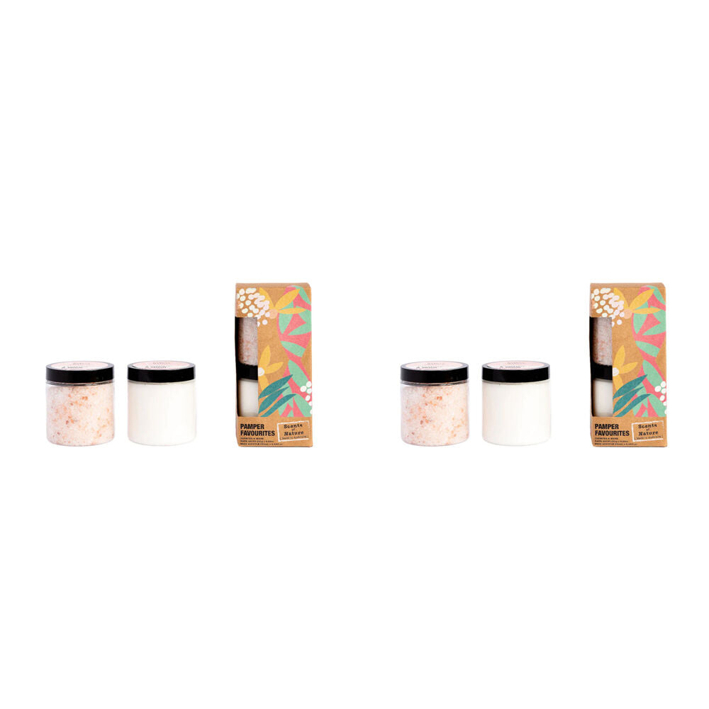 Scents of Nature 2pc Scents Of Nature Body Souffle & Bath Salt Gift Set Jasmine Musk 2x250g (2 Pack)