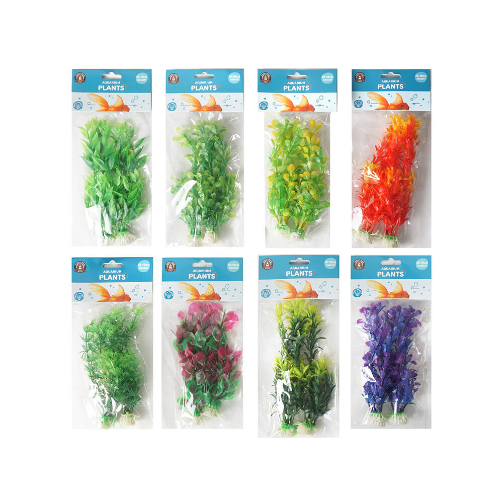 Dudley's World of Pets Aquarium Plants 15-19cm Assorted - Green (2 Pieces) — image 2