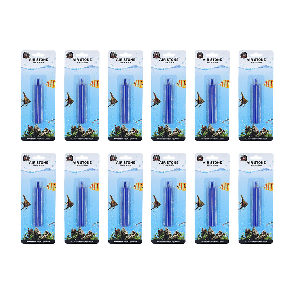 Dudley's World of Pets Stick Aquarium/Tank Airstone 10cm - Blue (12 Pack)