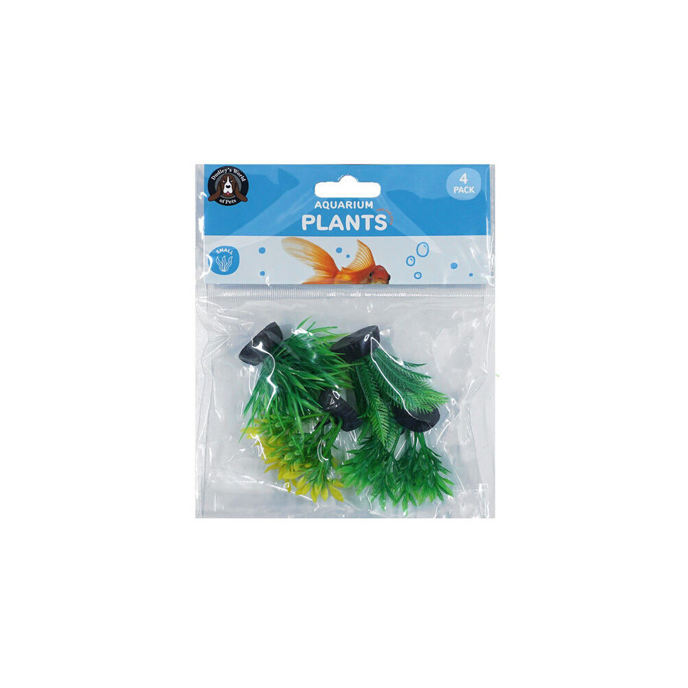 Dudley's World of Pets Aquarium/Fish Tank Foreground Plants Decor Green (4 Pieces)