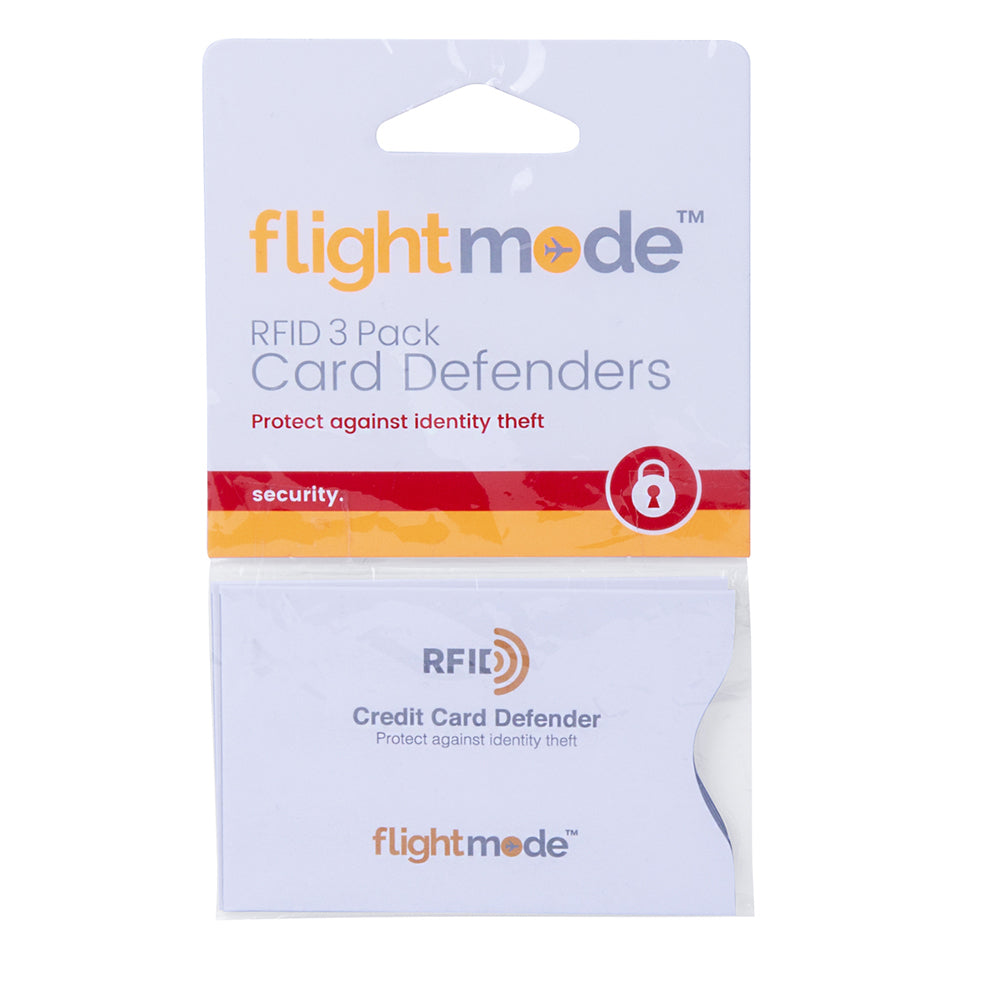 Flightmode 3pc Flightmode Aluminium Tear Resistant RFID Blocking Card Sleeve - White (2 Pack) — image 2