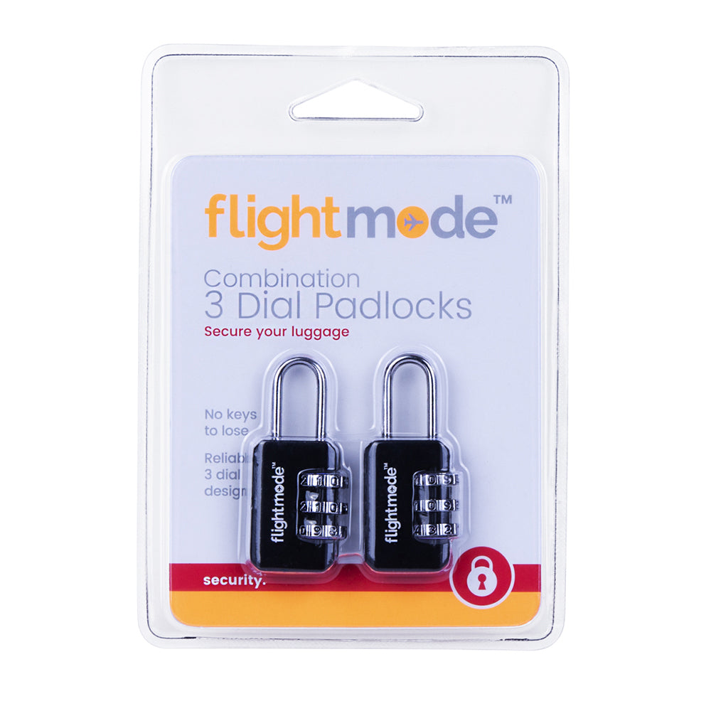 Flightmode 10mm Combination Padlock/Suitcase Travel Luggage Security Lock (6 Pack) — image 2