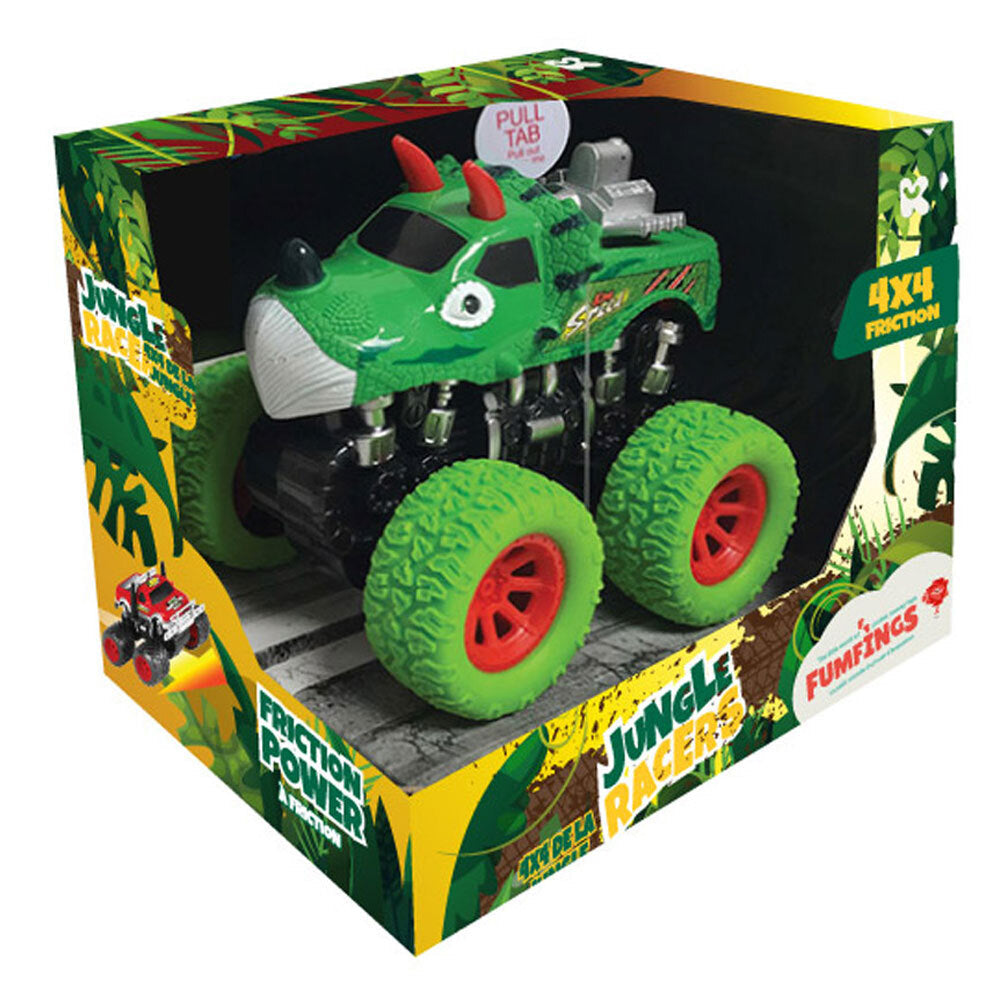 Transport 16cm 2072 Jungle Racers Dinosaur Friction 4x4 Truck Kids 3y+ Assorted — image 2