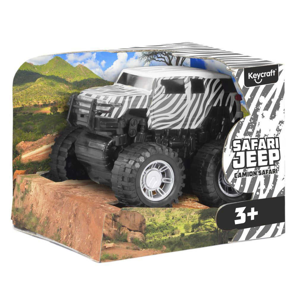 Pocket Money Fun Safari Jeep Friction Truck Kids Pull-Back Vehicle Toy 3y+ Black — image 2