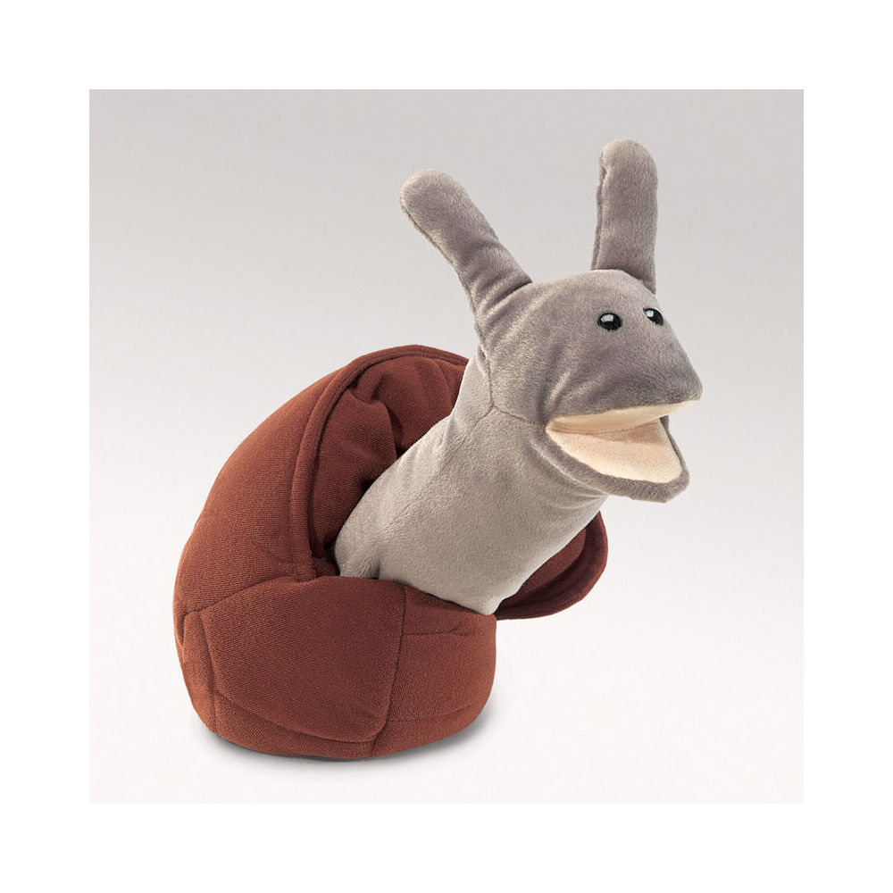 Folkmanis Snail Hand Puppet 20x25cm Kids/Children Educational Toy Brown 3y+ — image 2