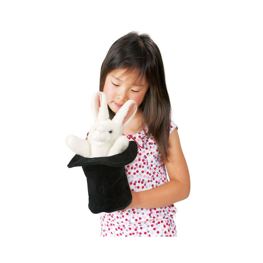 Folkmanis Rabbit In The Hat Pop-up Hand Puppet 20x36cm Kids/Children Toy 3y+ — image 6