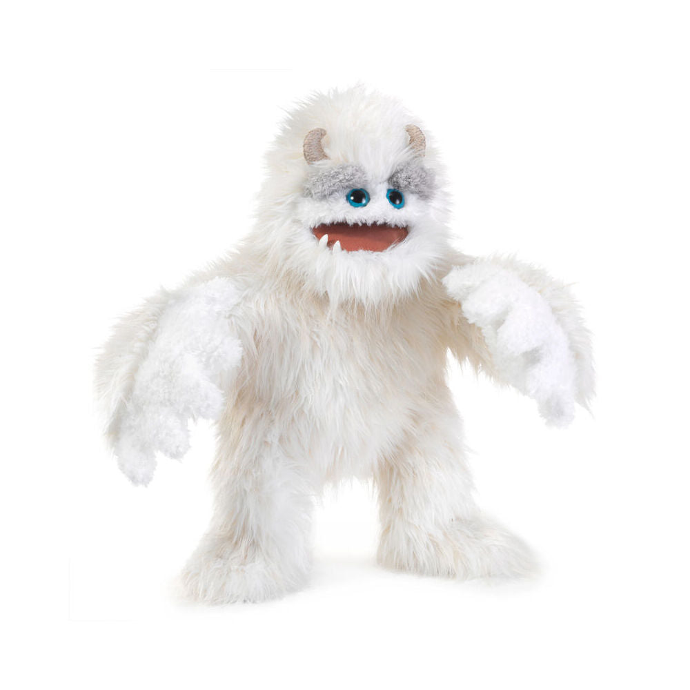 Folkmanis Yeti Hand Puppet Kids/Children Animal Soft Plush Toy White 3y+