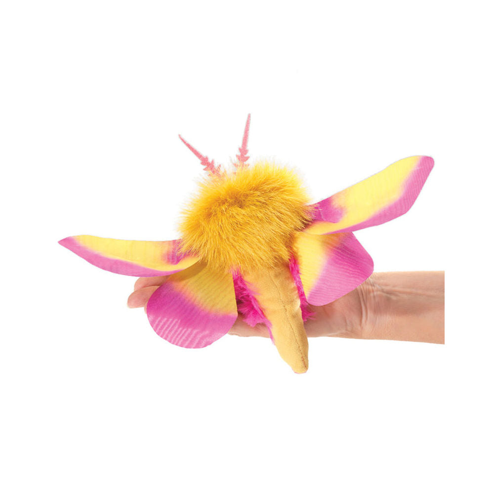 Folkmanis Mini Rosy Maple Moth Finger Puppet Kids/Children Toy Pink 3y+ (2 Pieces) — image 2