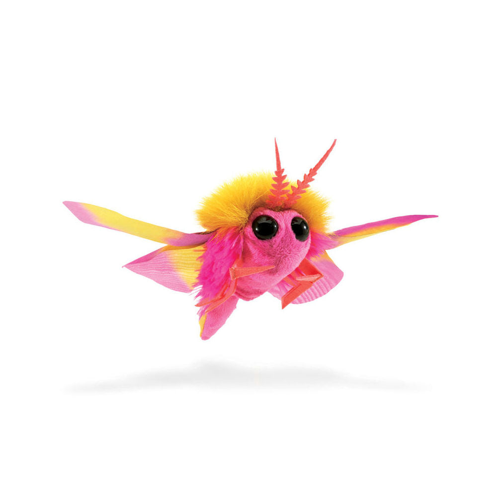 Folkmanis Mini Rosy Maple Moth Finger Puppet Kids/Children Toy Pink 3y+ (2 Pieces) — image 4