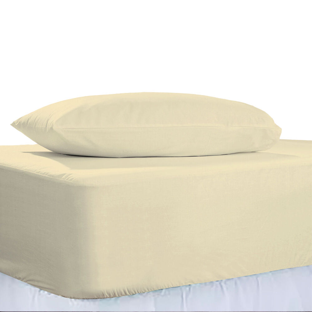 The Lighthouse Washed Cotton Combo Bedding Set Pillowcase Yellow