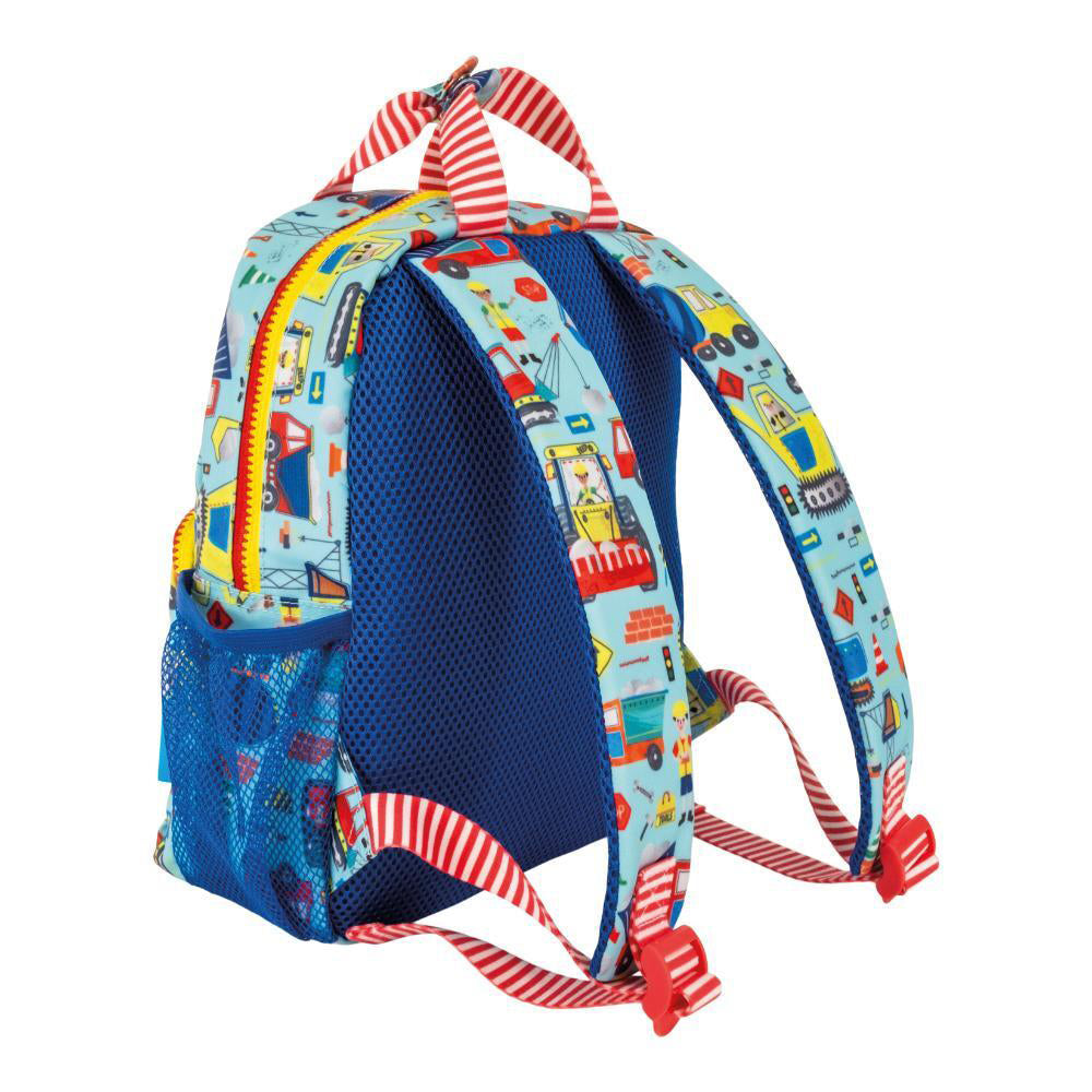 Floss & Rock Kids/Children Backpack Picnic/School Bag 24cm Construction 3y+