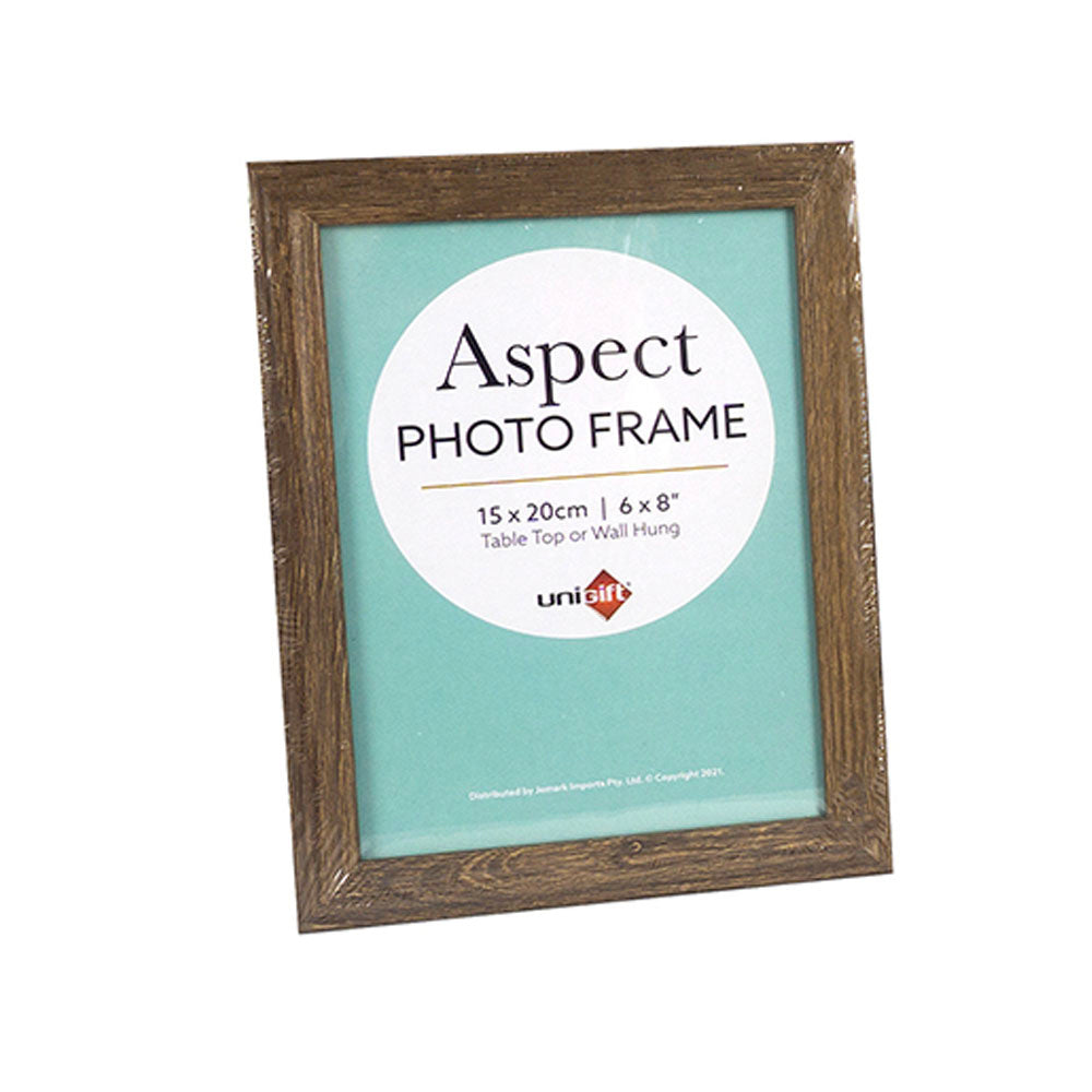 Unigift Aspect 15x20cm MDF/Glass Picture/Photo Frame Wall Hanging Display Asst