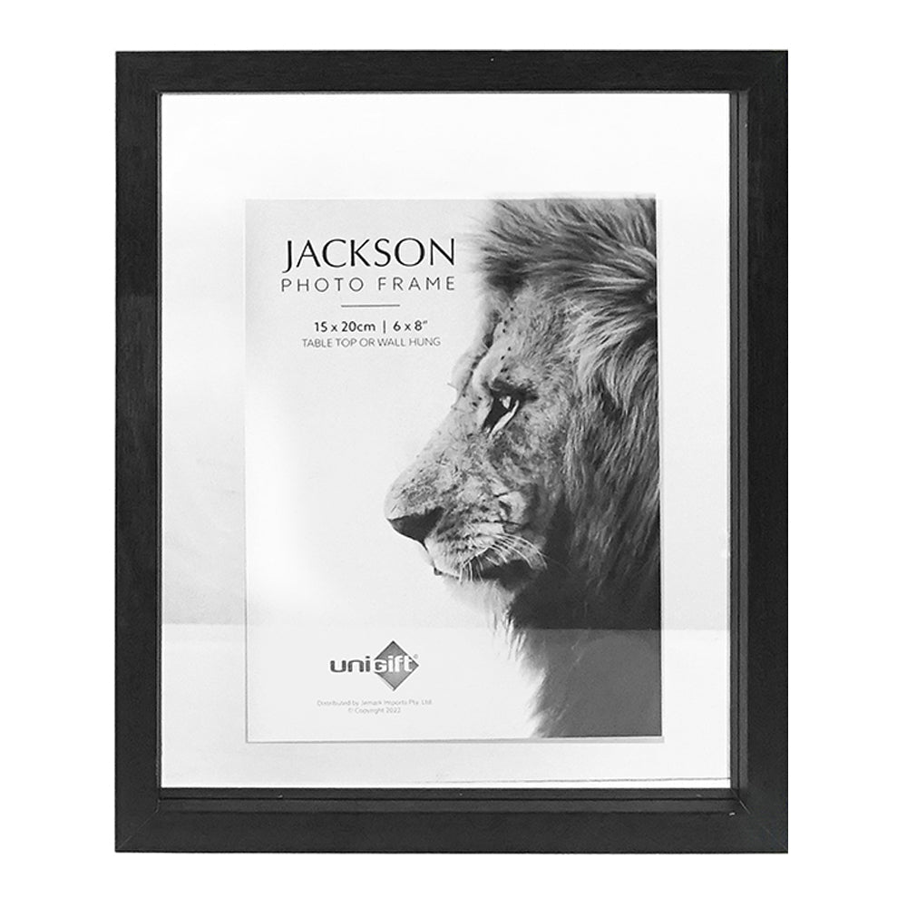 Unigift 2PK Jackson Floating Picture Frame MDF Double Glass Home Decor 15x20cm — image 2