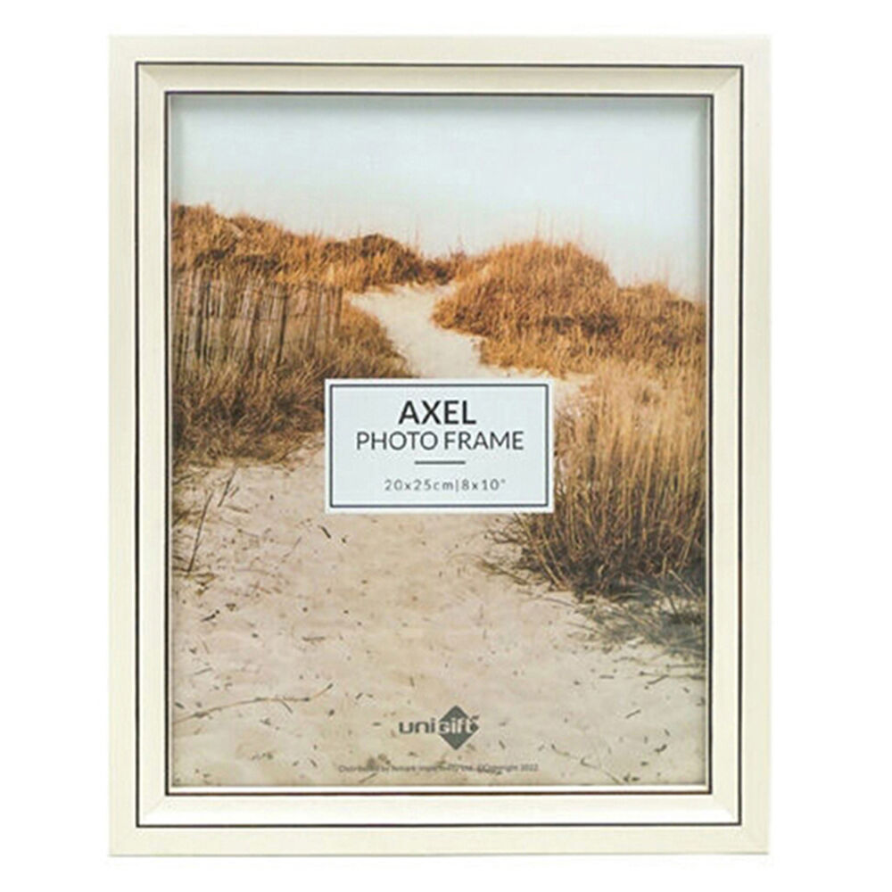 Unigift Axel Glass Home Decor Picture Photo Frame 20x25cm Ivory/Black (6 Pack) — image 2