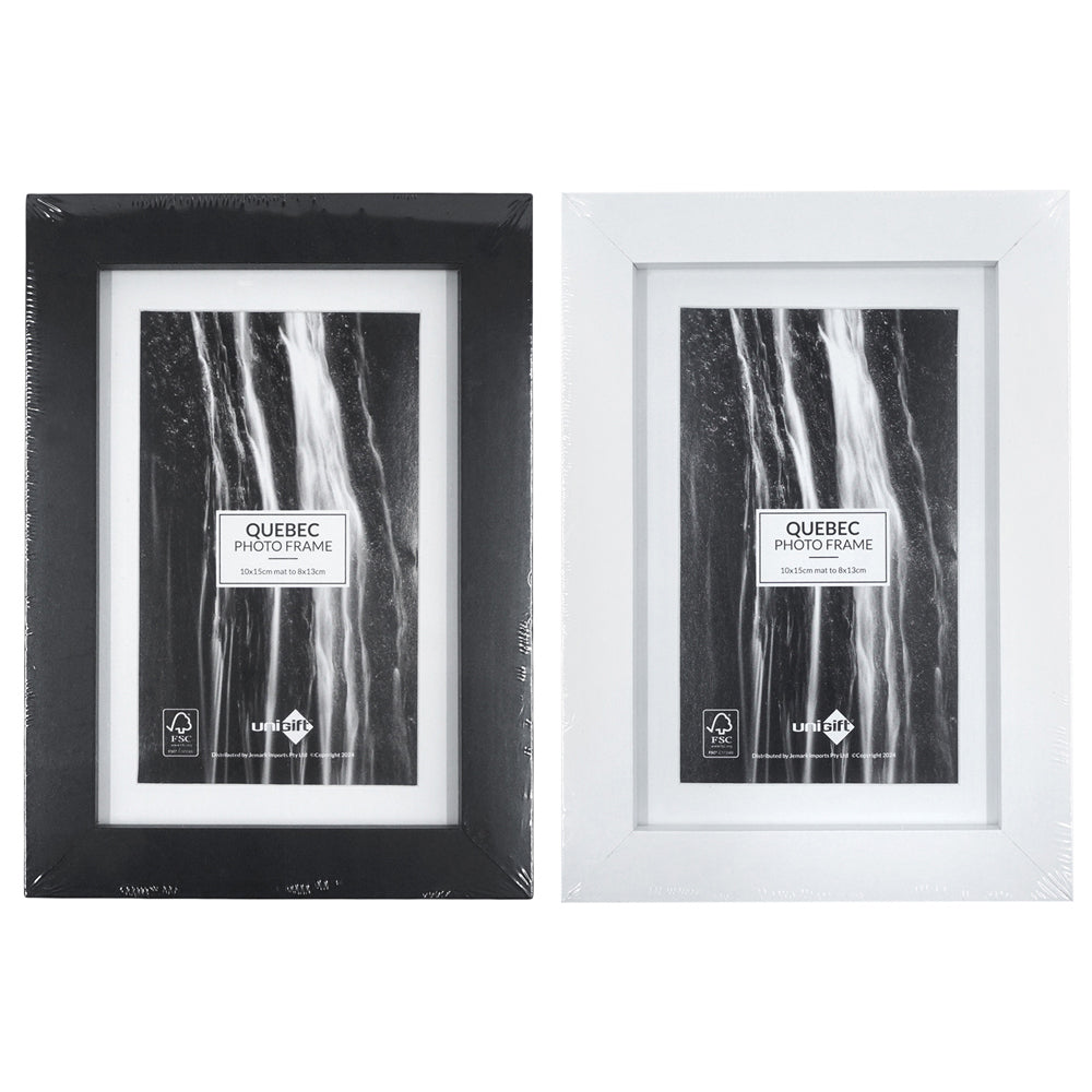 Unigift Quebec Matboard Photo Picture Frame Fits 10x15cm Images Assorted — image 2