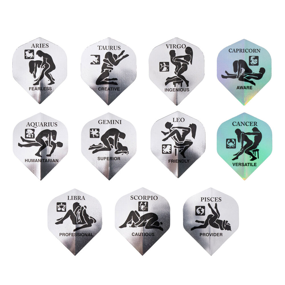 Formula Sports Metallic Zodiac Dart Flights Standard Shape Assorted (3 Pieces) — image 2