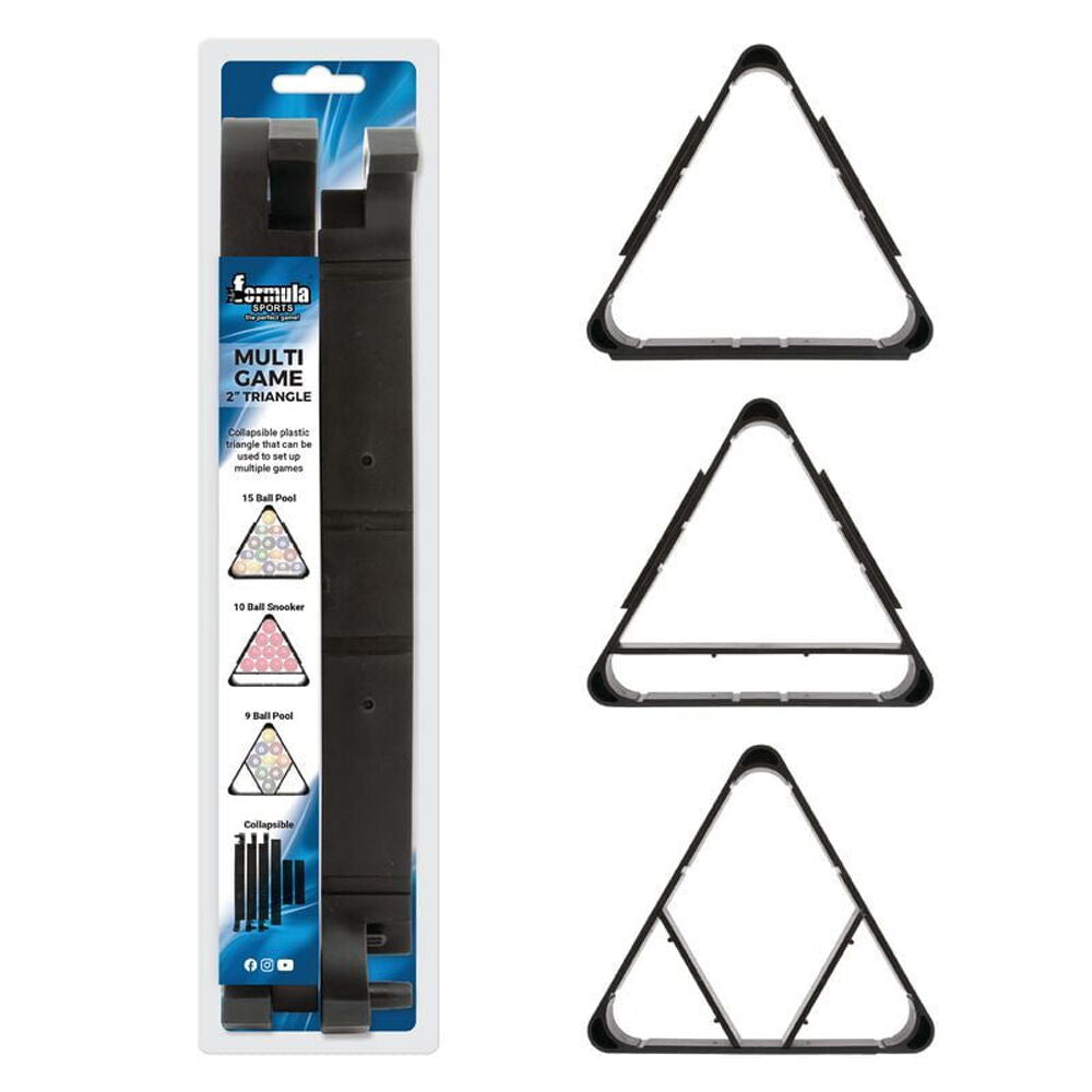 Formula Sports 2in PVC Multi-Game Pool Snooker Billiard 9-Ball Triangle — image 2