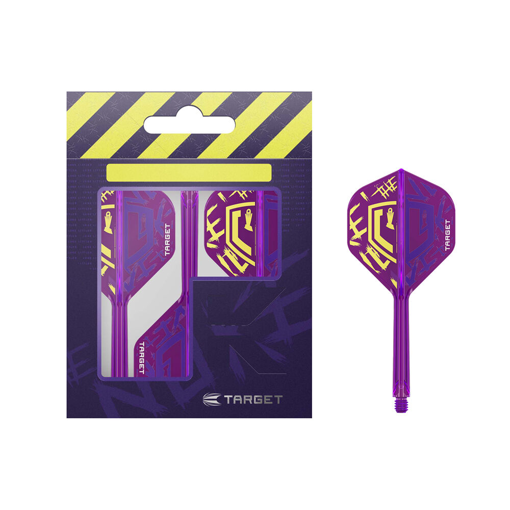 Target Luke Littler World Champ K-Flex No2 Durable Dart Flight Medium Purple (3 Pieces) — image 3