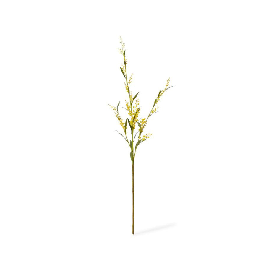 E Style 94cm Wattle Spray Plastic Artificial Faux Flower Decor Yellow (2 Pack) — image 2