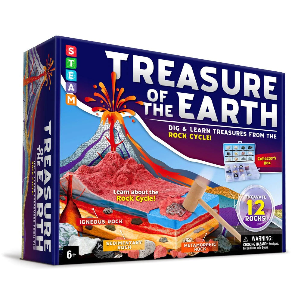 Johnco Treasure Of The Earth Childrens/Kids Adventure Dig Excavation Kit 6y+