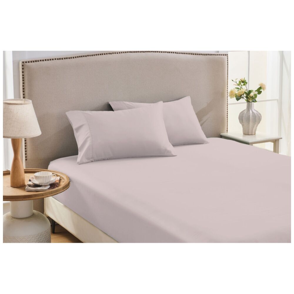 Grosvenor House 500TC Egyptian Cotton Fitted Bed Sheet Only Pink — image 2