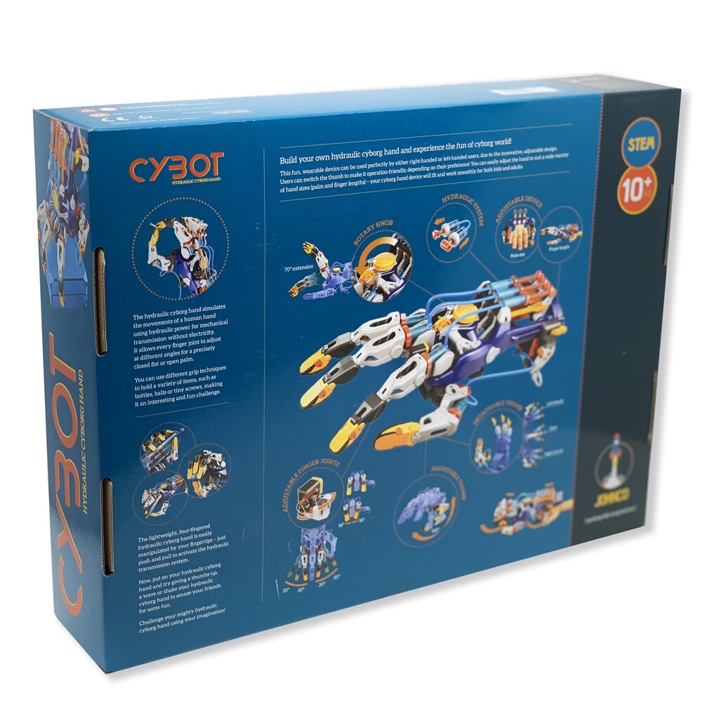 Johnco Cybot Hydraulic Cyborg Hand DIY Kit Wearable Kids Learning Fun Toy 10y+ — image 2
