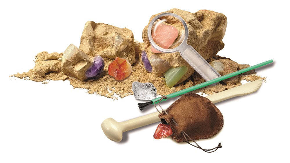 4M Kidz Lab Crystal Mining Natural Rock Digging Kit Kids Learning Fun Toy 5y+ — image 3