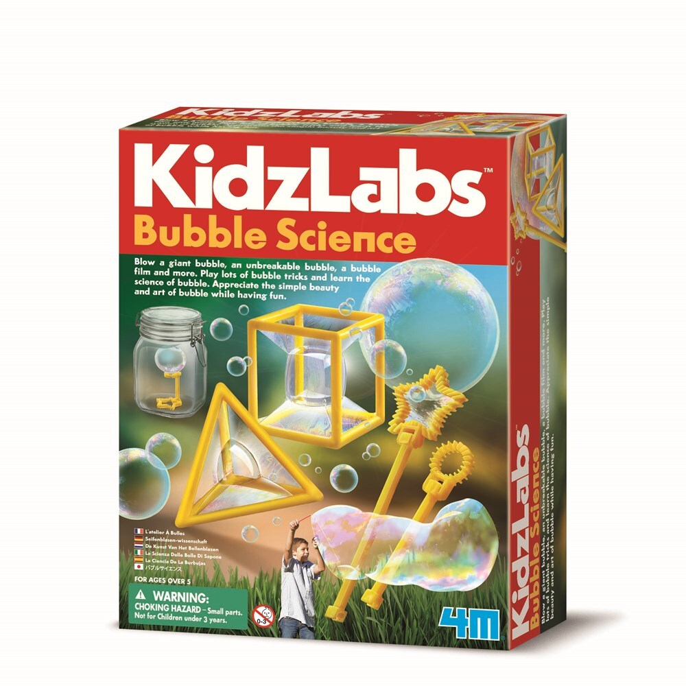 4M KidzLabs Bubble Science Educational Kids/Toddler Learning Activity Toy 5y+