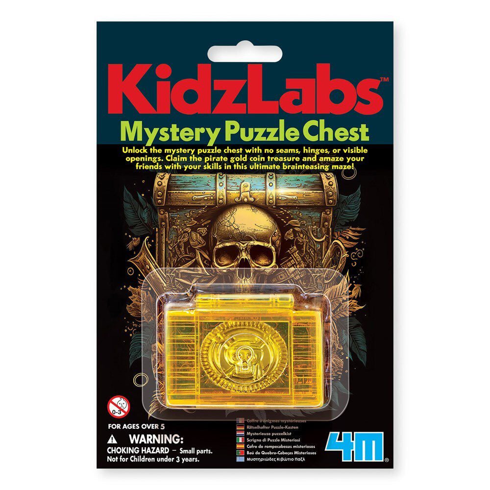 4M KidzLabs Mystery Puzzle Chest Kids/Children Fun Play Educational Toy 5y+