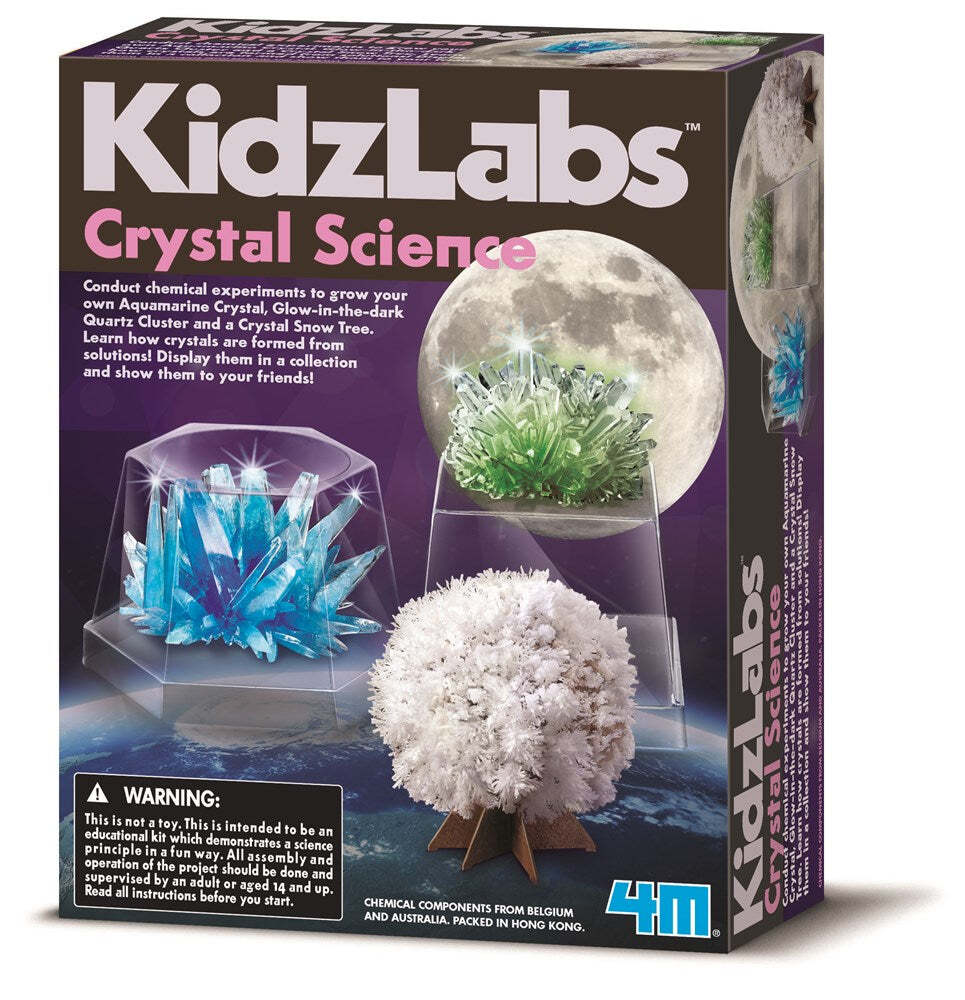 4M Kidzlab Crystal Science Educational Kids/Toddler Art/Craft Activity 10y+