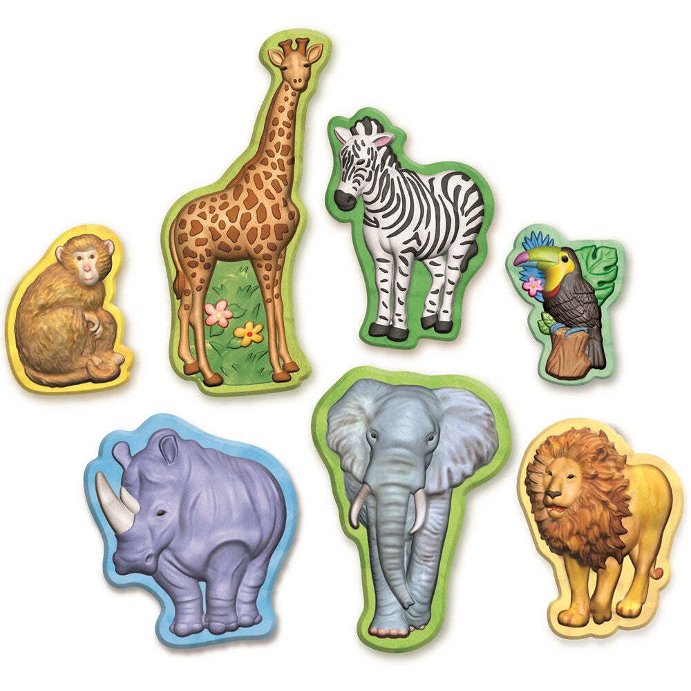 4M Mould & Paint Wildlife Animals Magnet/Badges Kids Art Painting Activity 5y+ — image 2