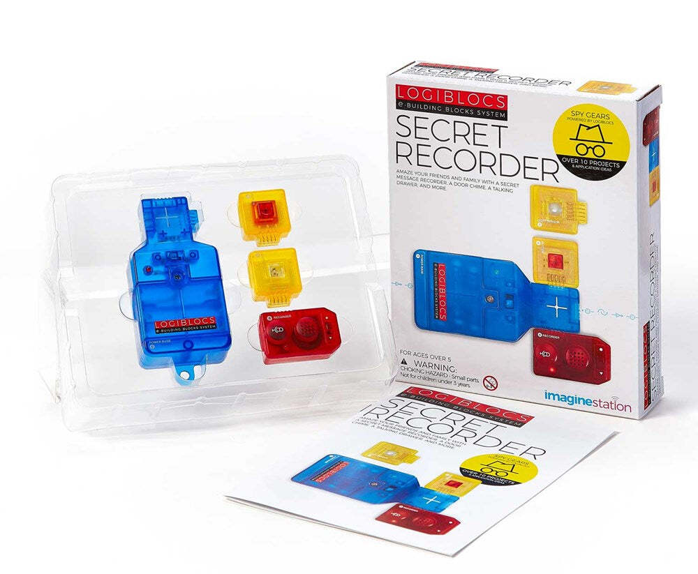 4M Logiblocs Secret Recorder Voice Record Kids/Toddler Fun Activity Toy 5y+ — image 2