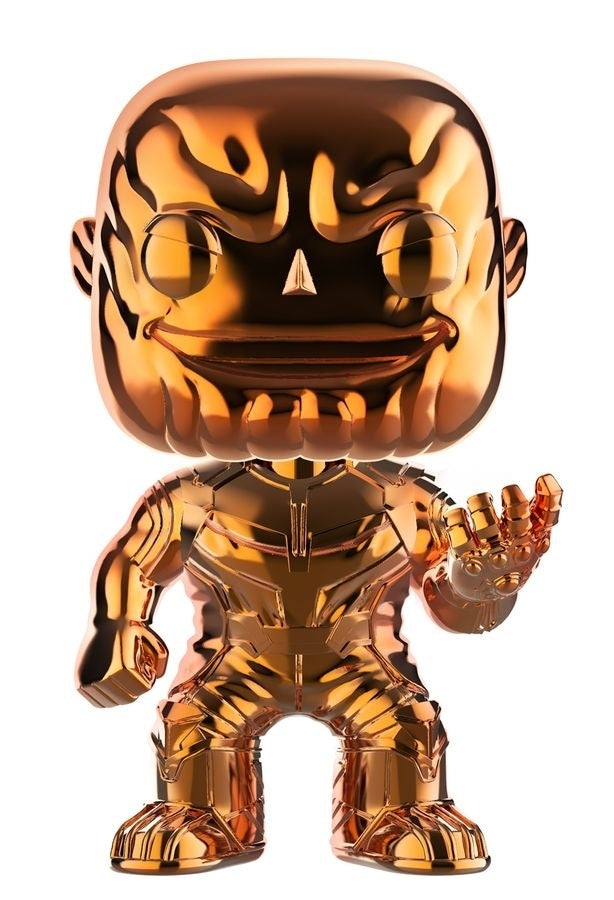 Pop! Funko 10cm Avengers 3 Thanos Orange Chrome Figure Vinyl Collectables 3y+