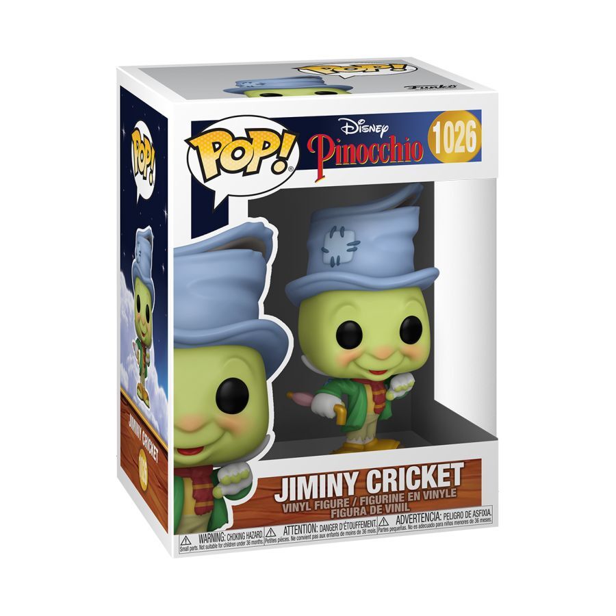 Pop! POP Vinyl Figurine Pinocchio - Street Jiminy 80Th Anniv - Collectible 10cm — image 2