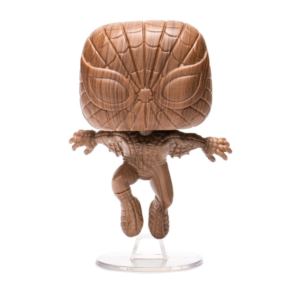 Pop! 10cm Funko Figurine Spider-Man Wood Deco RS Collectable Vinyl Toy Kids 3y+