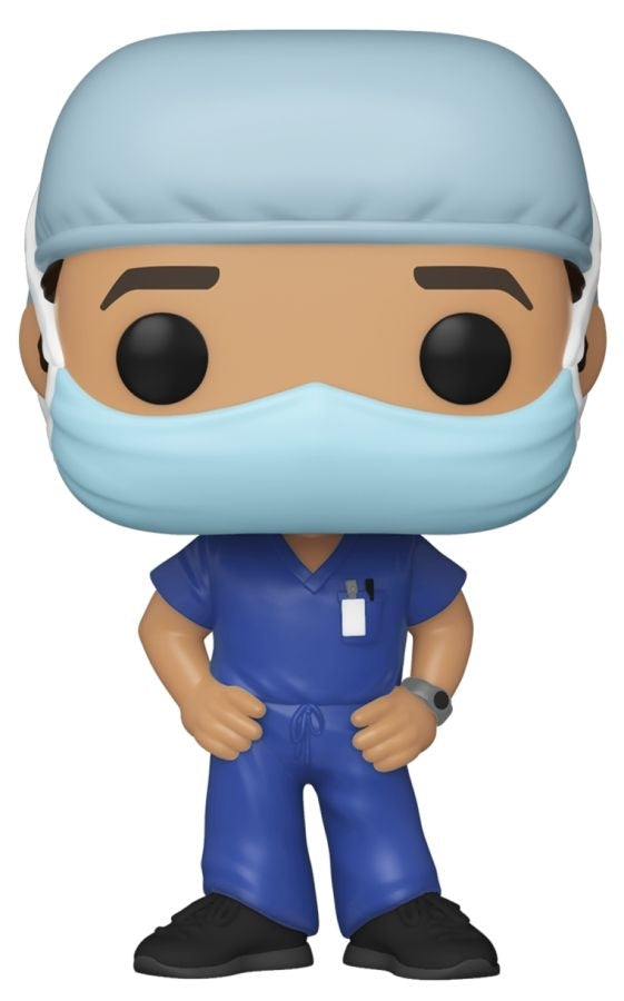 Pop! 10cm Vinyl Heroes Front Line Worker Male #1 PU Collectable Funko Figurine — image 2