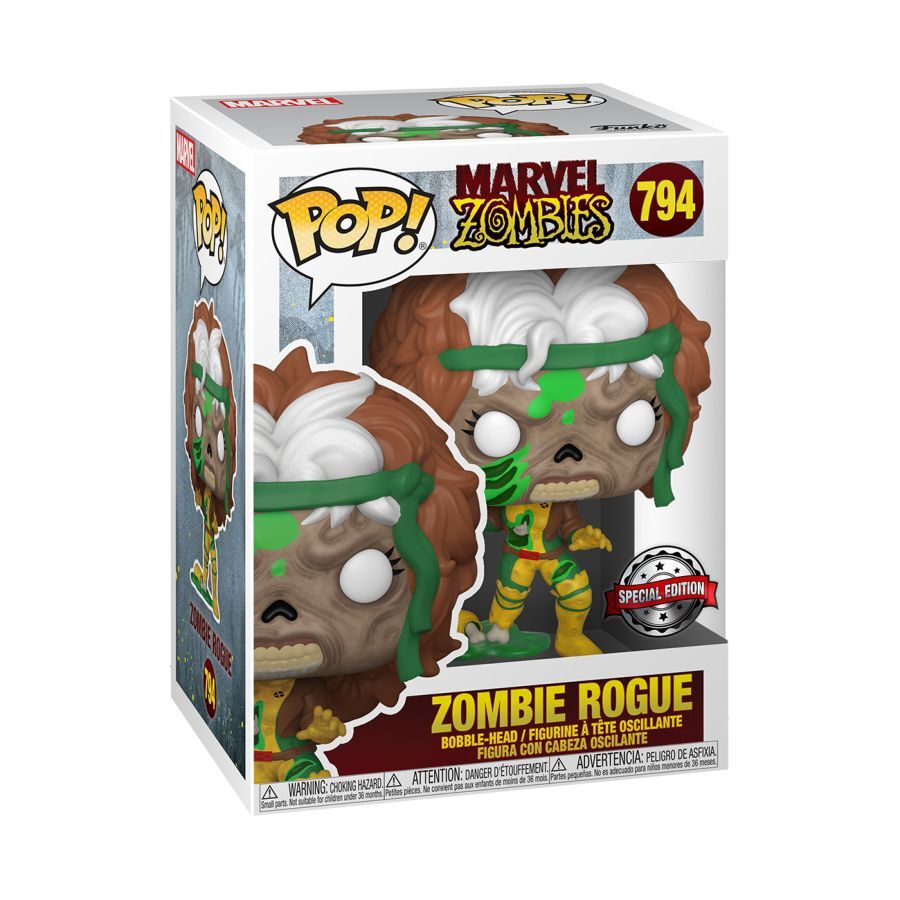 Pop! Funko 10cm Vinyl Figurine Marvel Zombies Rogue RS #794 Collectable Toy 3y+ — image 2